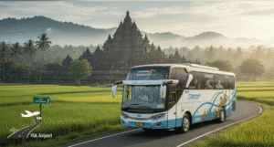 SultranzHoliday | Travel Blog Panduan Lengkap Cara Menuju Candi Borobudur dari Bandara YIA Menggunakan Bus Umum Angkutan Wisata Langsung